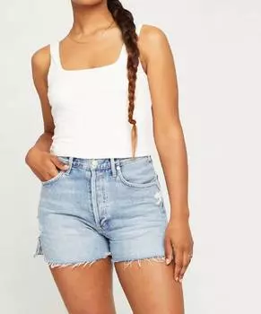 Укороченная майка с квадратным вырезом белого цвета Gentle Fawn