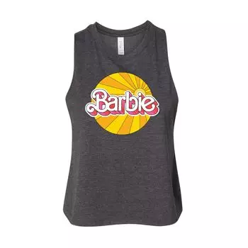 Укороченная майка с логотипом Barbie Sunburst для юниоров Licensed Character