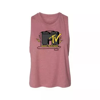 Укороченная майка с логотипом MTV Amp для юниоров Licensed Character