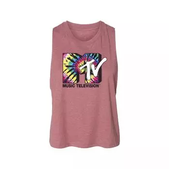 Укороченная майка с логотипом MTV Tie-Dye для юниоров Licensed Character