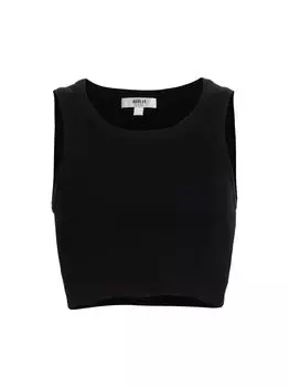 Укороченная майка с маком AGOLDE, черный