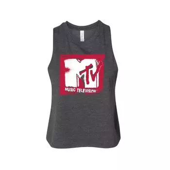 Укороченная майка с мускулистым логотипом MTV Punk для юниоров Licensed Character