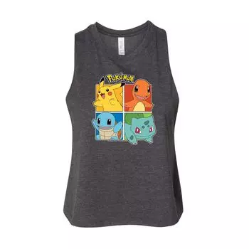 Укороченная майка с рисунком Pokmon Starters для юниоров Licensed Character