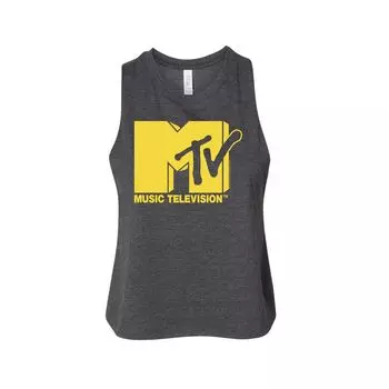 Укороченная майка с желтым логотипом MTV для юниоров Licensed Character