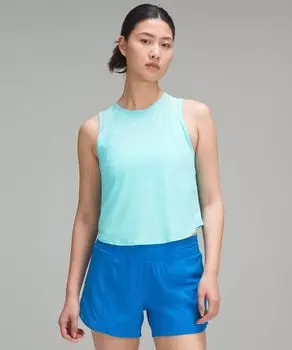 Укороченная майка Sculpt Lululemon, синий