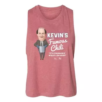 Укороченная майка The Office Kevin Chili для юниоров Licensed Character