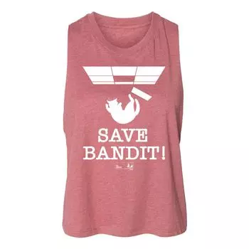 Укороченная майка The Office Save Bandit для юниоров Licensed Character, розовый