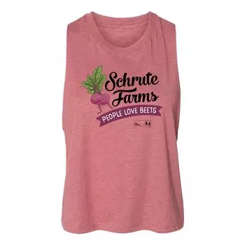Укороченная майка The Office Schrute Farms для юниоров Licensed Character