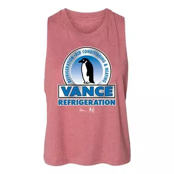 Укороченная майка The Office Vance Fridge для юниоров Licensed Character, розовый