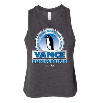 Укороченная майка The Office Vance Fridge для юниоров Licensed Character, серый