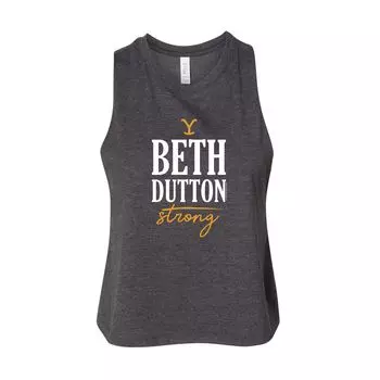 Укороченная майка Yellowstone "Beth Dutton Strong" для юниоров Licensed Character