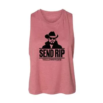 Укороченная майка Yellowstone "Send Rip" для юниоров Licensed Character