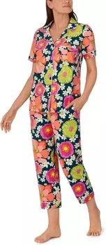 Укороченная пижама с короткими рукавами Trina Turk x Bedhead Bedhead PJs, цвет Fun Floral