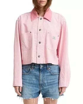 Укороченная рабочая куртка Denimist, розовый