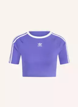 Укороченная рубашка Adidas, белый