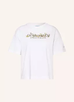 Укороченная рубашка Columbia, белый