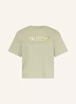 Укороченная рубашка Columbia, зеленый