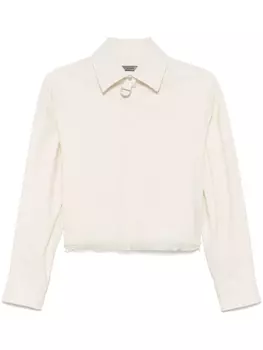 Укороченная рубашка Durazzi Milano, нейтральный