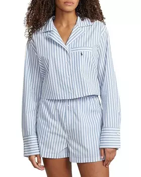 Укороченная рубашка и комплект для сна Polo Ralph Lauren, мультиколор