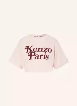 Укороченная рубашка Kenzo, розовый