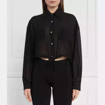 Укороченная рубашка Liu Jo, черный