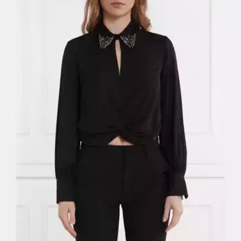 Укороченная рубашка Liu Jo, черный