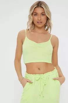 Укороченная рубашка-майка в рубчик Forever 21