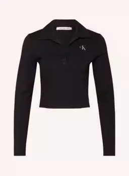 Укороченная рубашка milano Calvin Klein Jeans, черный