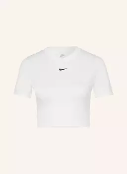 Укороченная рубашка Nike, белый