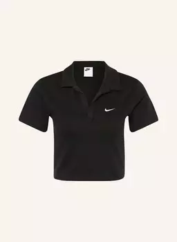 Укороченная рубашка Nike, черный