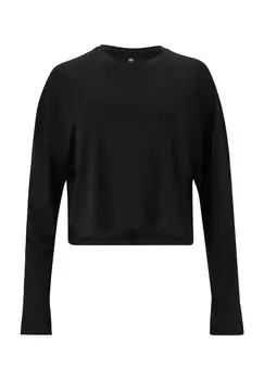 Укороченная рубашка Offner с длинными рукавами ENDURANCE ATHLECIA, черный