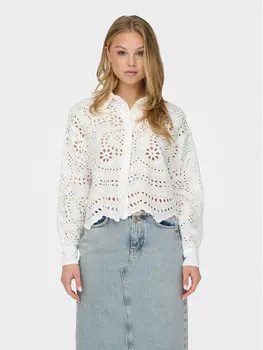 Укороченная рубашка Only, белый