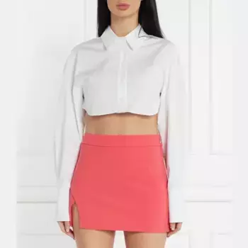 Укороченная рубашка Patrizia Pepe, белый