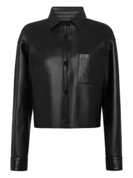 Укороченная рубашка Philipp Plein, черный