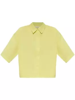 Укороченная рубашка с кулиской SAMSOE SAMSOE, желтый