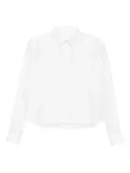 Укороченная рубашка SACAI, белый