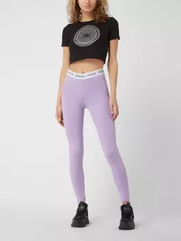 Укороченная рубашка со стразами Kendall & Kylie, черный