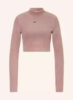 Укороченная рубашка sportswear phoenix plush Nike, черный