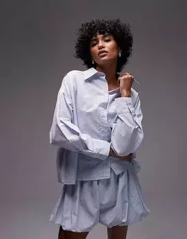 Укороченная рубашка свободного кроя ASOS DESIGN