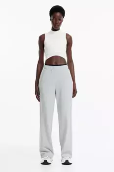 Укороченная спортивная блузка от drymove H&M, бежевый