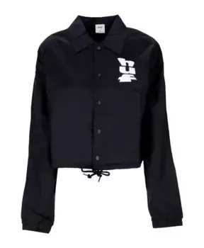 Укороченная спортивная куртка водоотталкивающая. Huf, черный