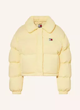 Укороченная стеганая куртка Tommy Jeans, желтый