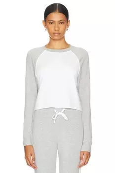 Укороченная теплая толстовка Splits59, белый