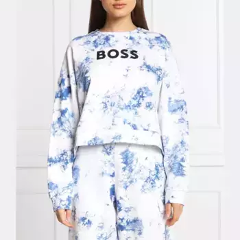 Укороченная толстовка c_ebatika Boss, белый