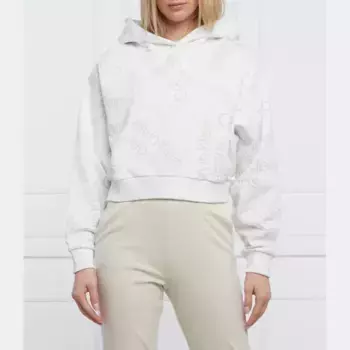 Укороченная толстовка Calvin Klein, белый