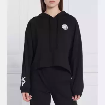 Укороченная толстовка Dkny, черный