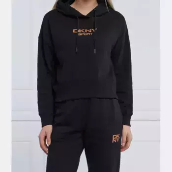 Укороченная толстовка Dkny, черный