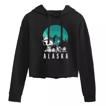 Худи для кемпинга Peanuts Snoopy Alaska Licensed Character, черный