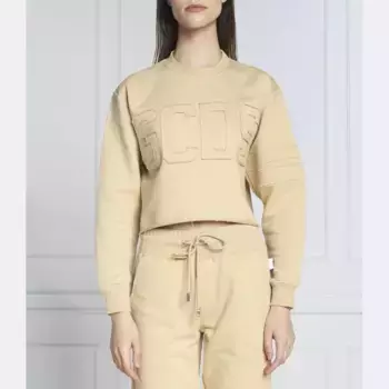 Укороченная толстовка Gcds, бежевый