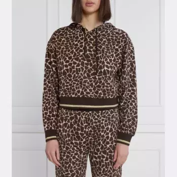 Укороченная толстовка Liu Jo, коричневый